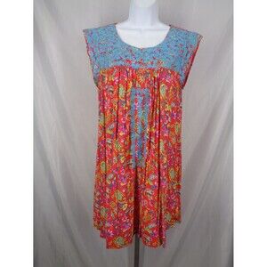 Savanna Jane Mini Dress Size Small Embroidered Floral Paisley New